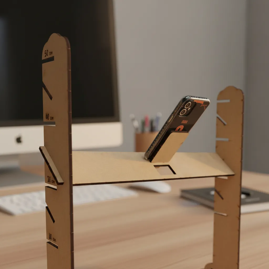 Suporte de celular para leitura de tarot