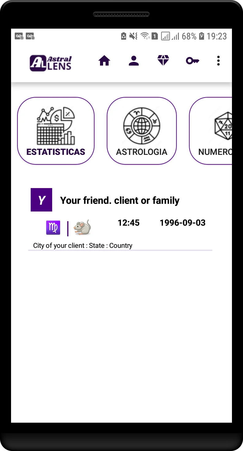 Astral Lens client registration module